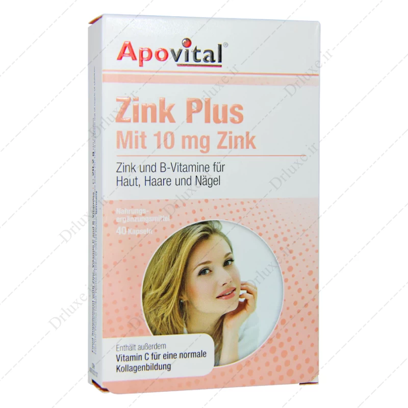 قیمت و خرید کپسول ژلاتینی نرم زینک پلاس 10 میل آپوویتال 40 عدد - دکتر لوکس